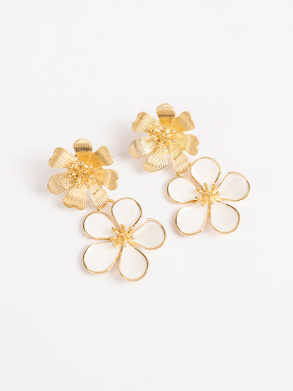 Dangling Flower Earrings