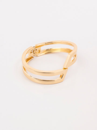 Geometric Cuff Bangle Bracelet