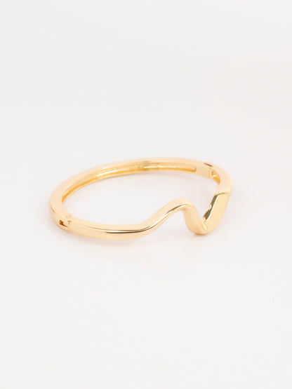 Wave Cuff Bangle Bracelet