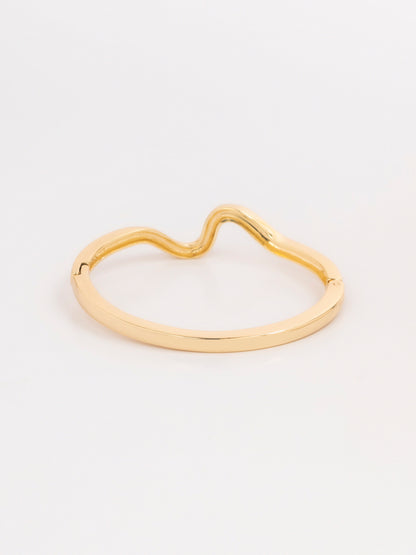 Wave Cuff Bangle Bracelet