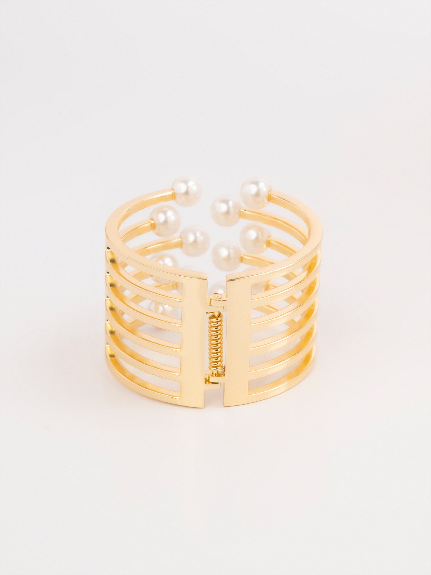 Pearl Cuff Bnagle Bracelet