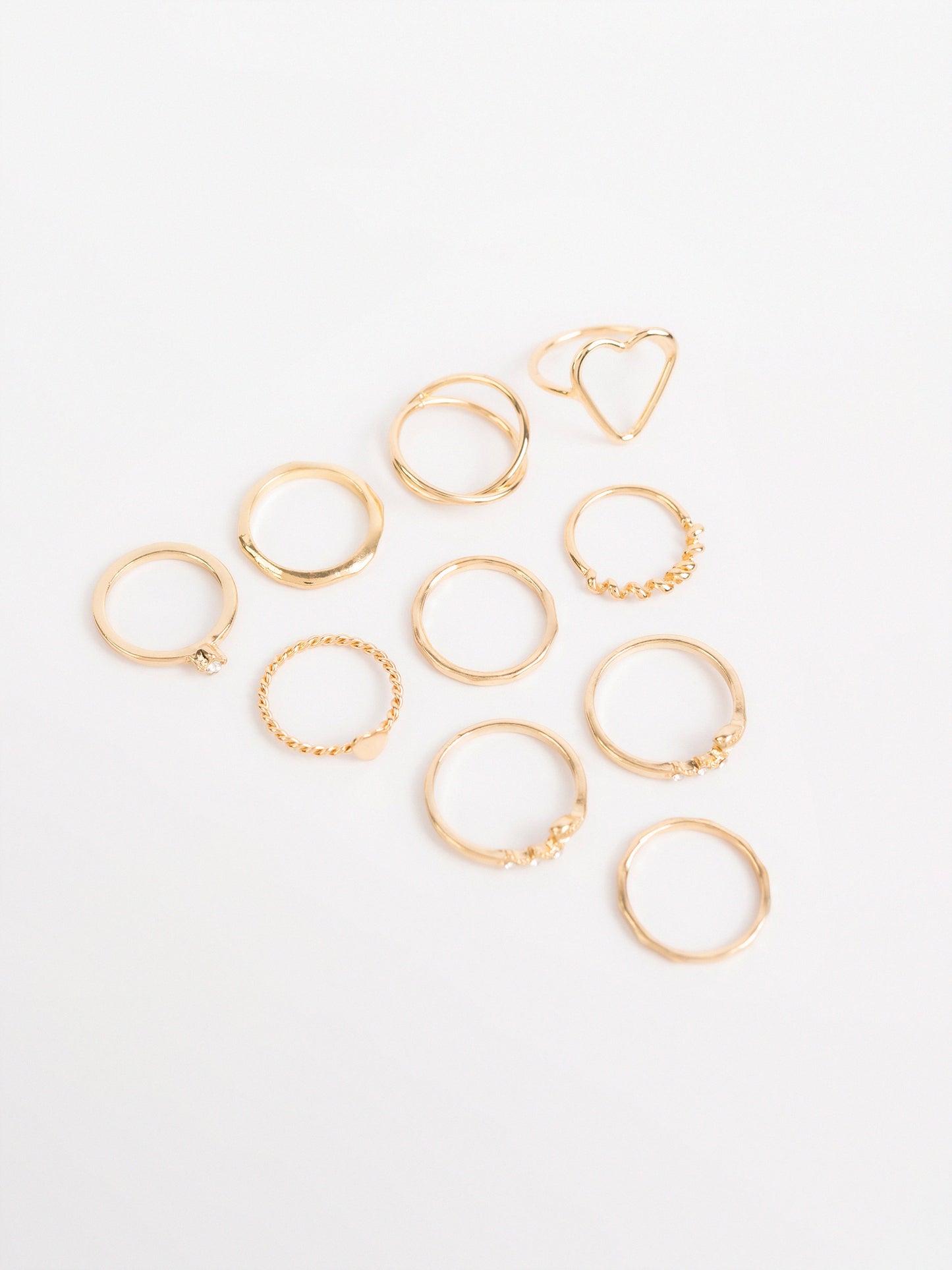 Heart Ring Set