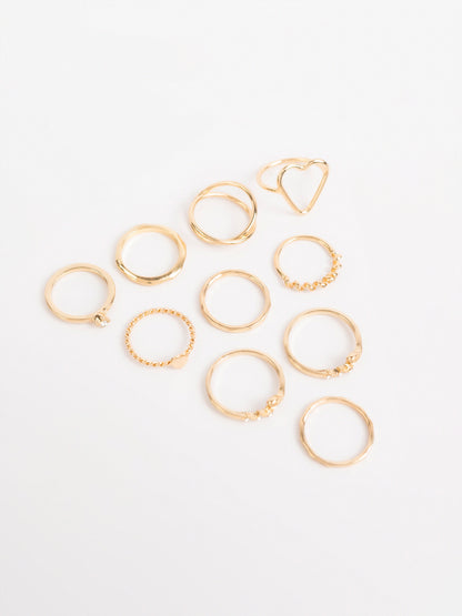 Heart Ring Set