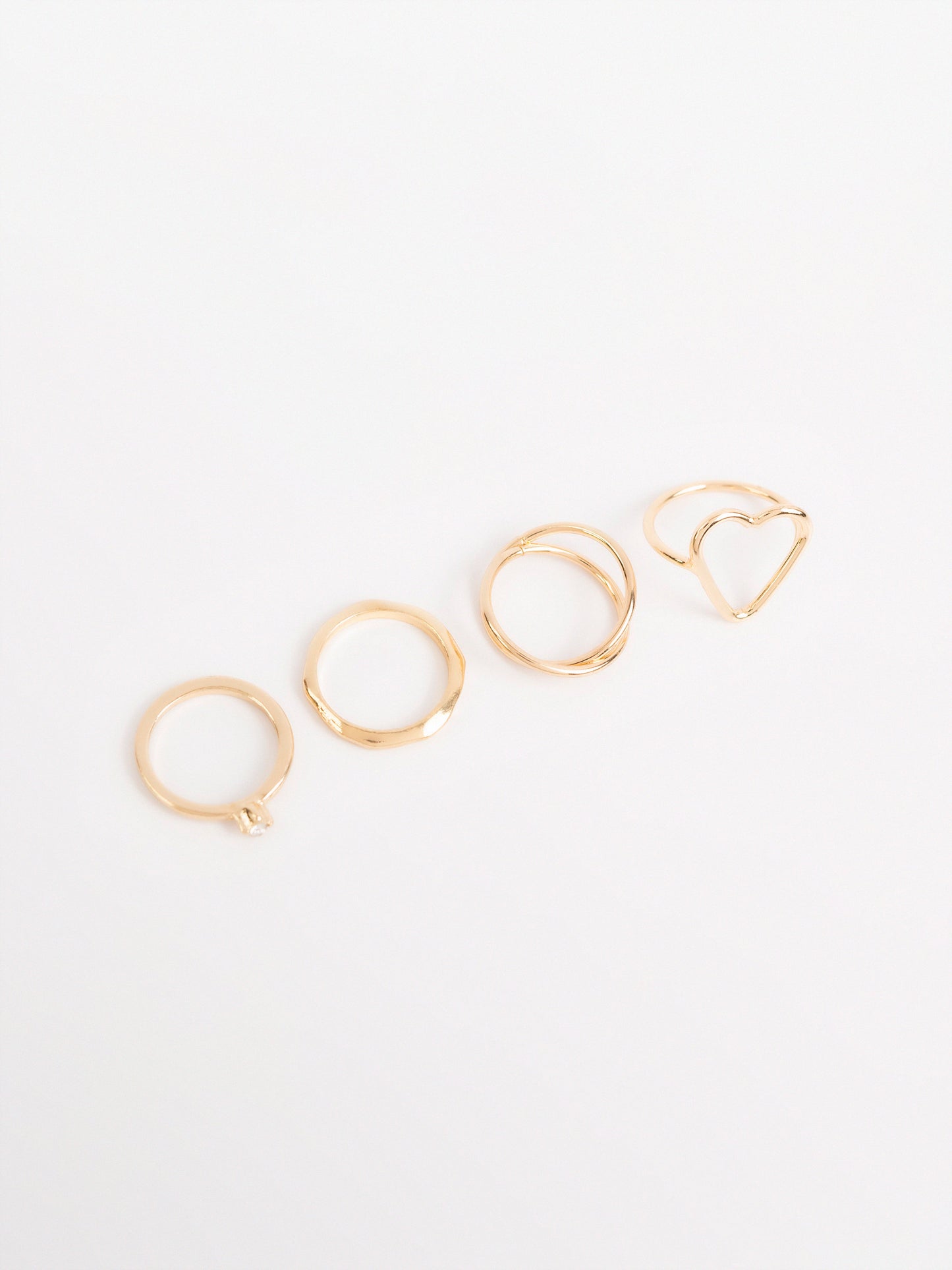 Heart Ring Set