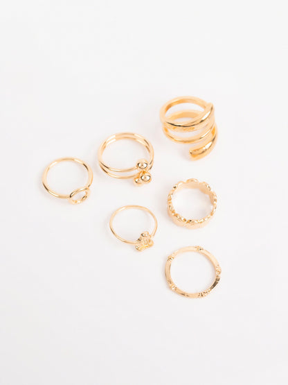 Spiral Ring Set