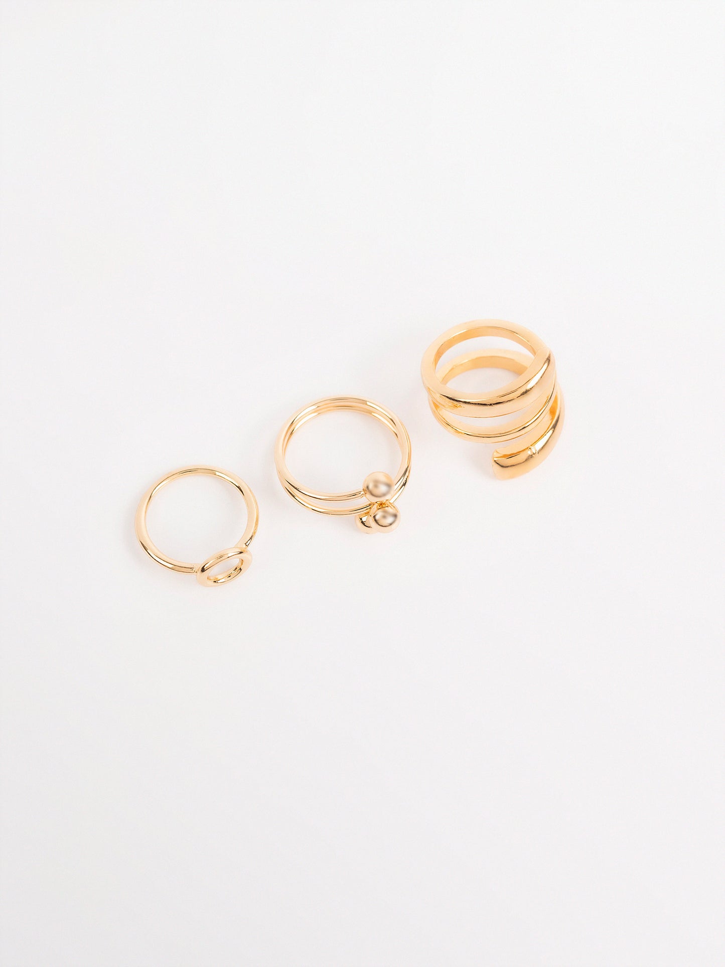 Spiral Ring Set