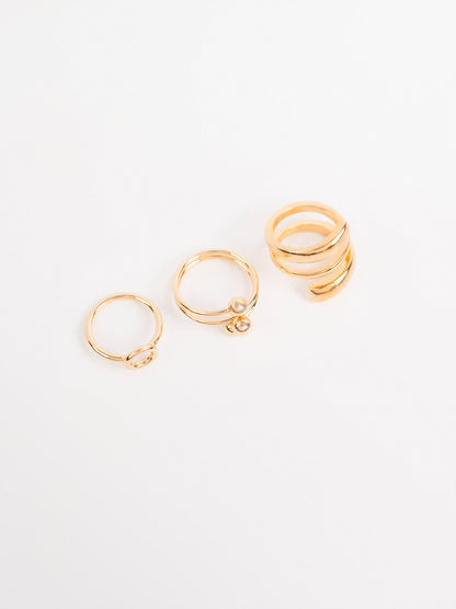 Spiral Ring Set