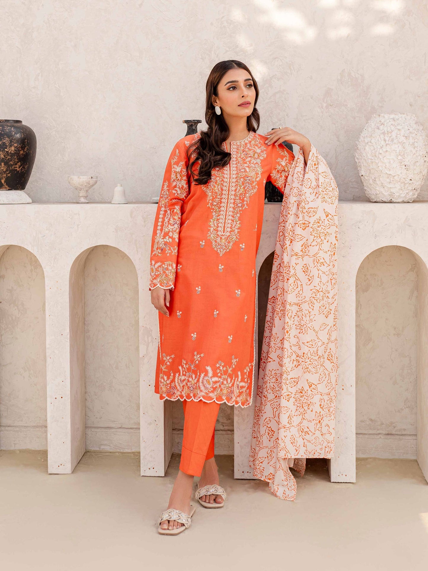 3 Piece Lawn Suit-Embroidered (Unstitched)