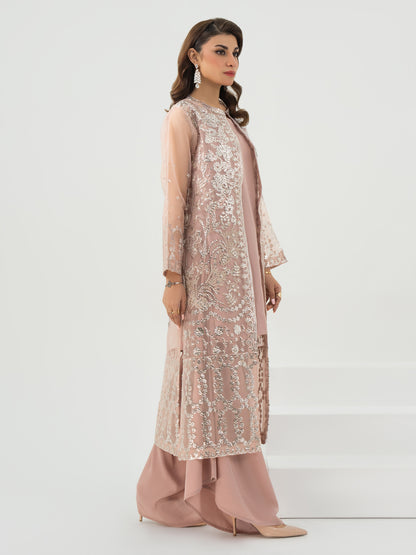 2 Piece Organza Suit-Embroidered (Pret)