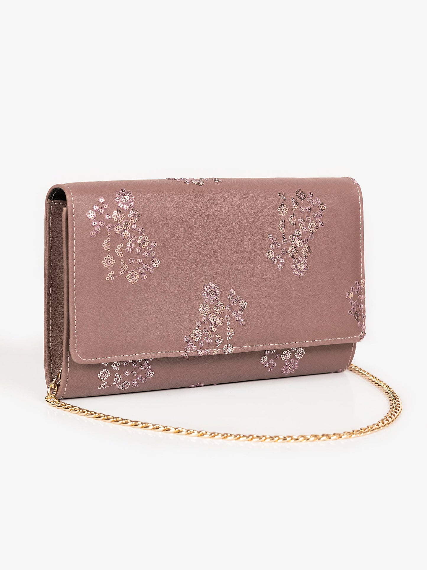 Embroidered Clutch