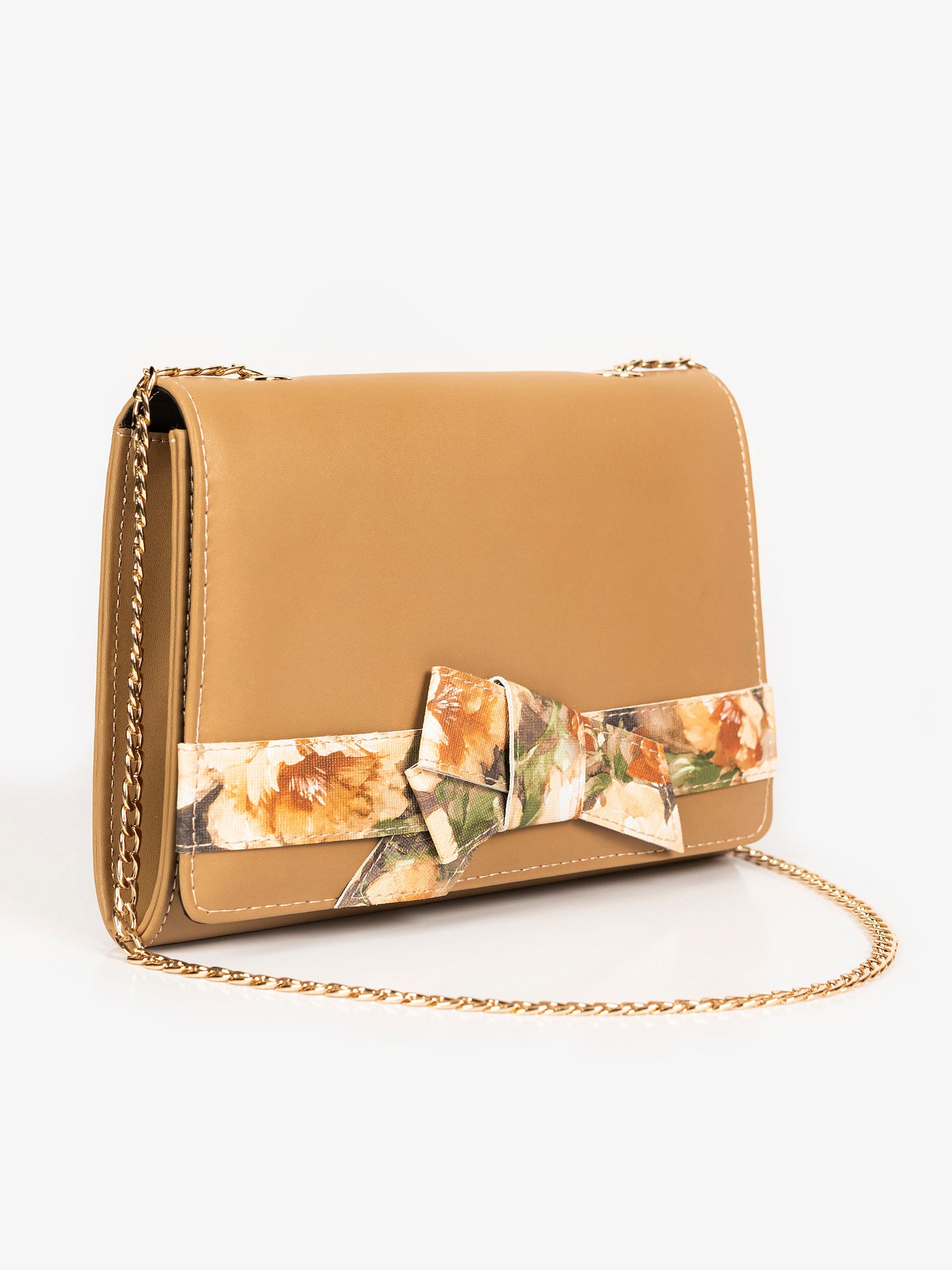 Printed Bow Clutch