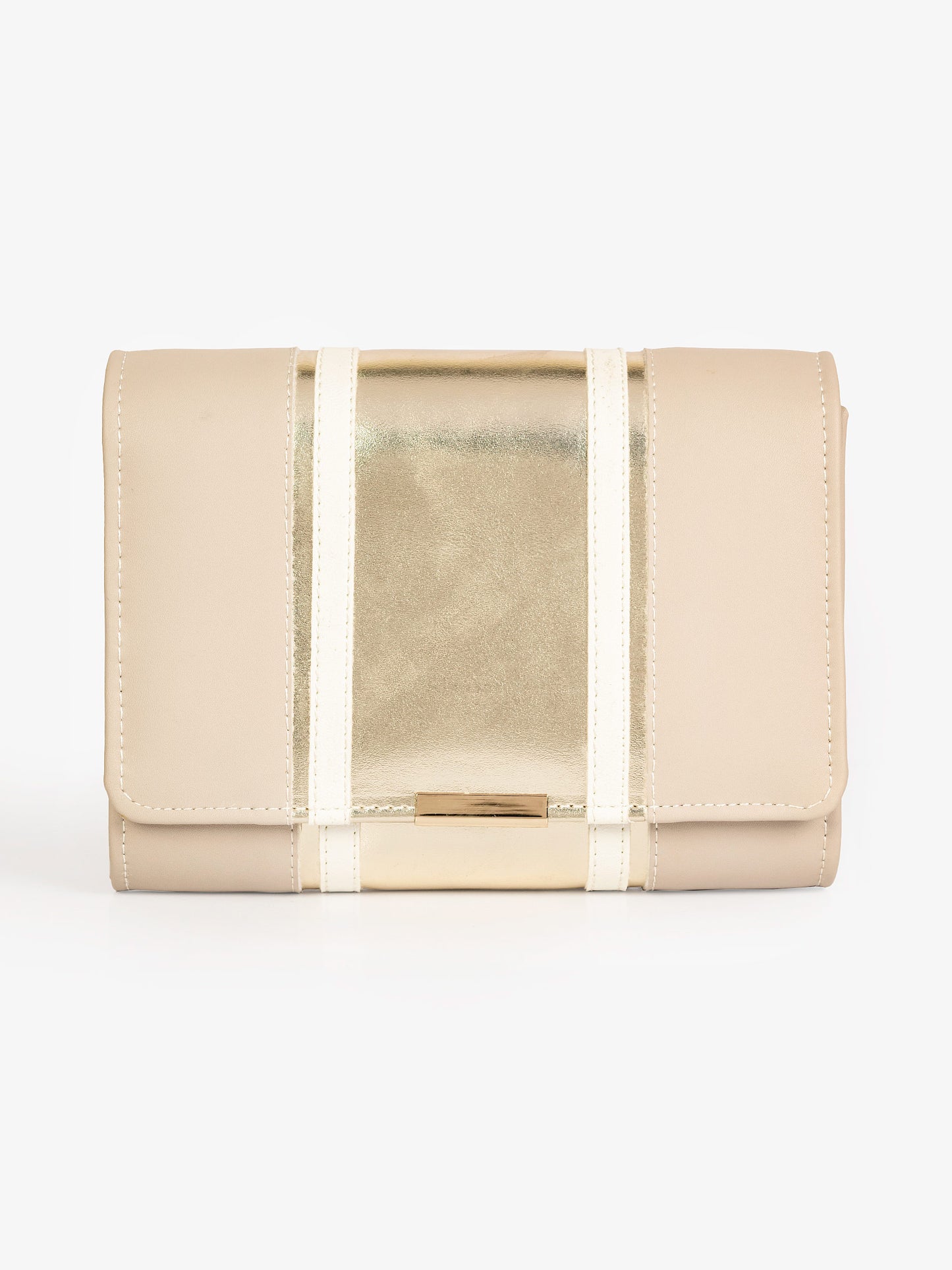 Two-Toned Shimmer Clutch