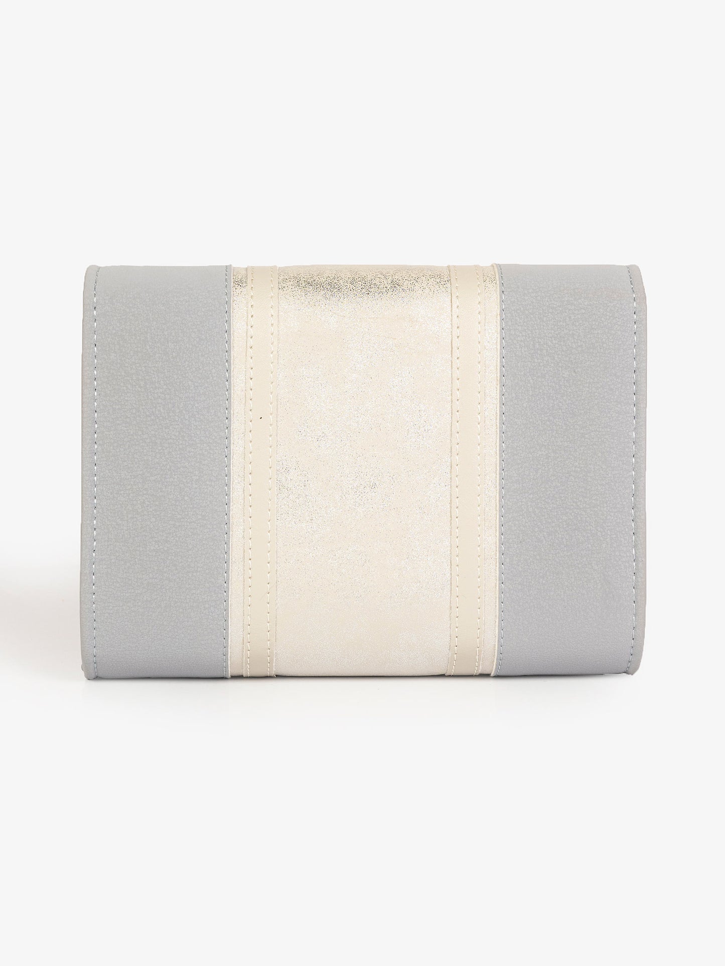 Two-Toned Shimmer Clutch