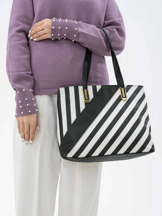 stripe-printed-tote-bag