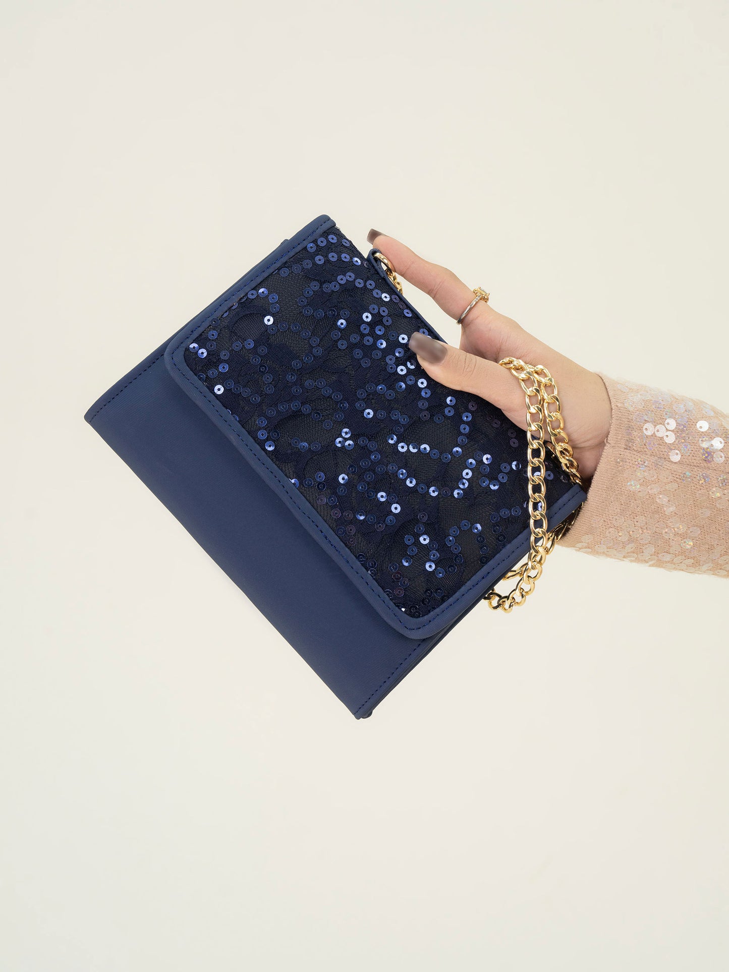 Sequined Clutch