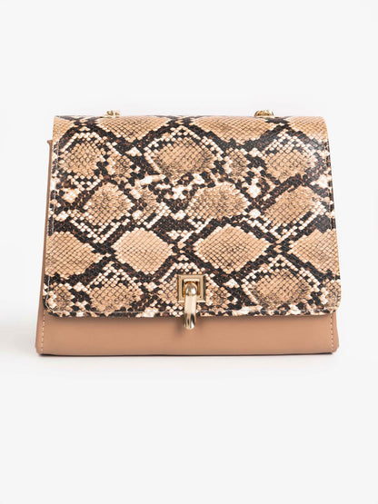 Snake Print Handbag