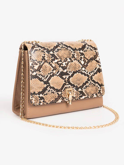 Snake Print Handbag