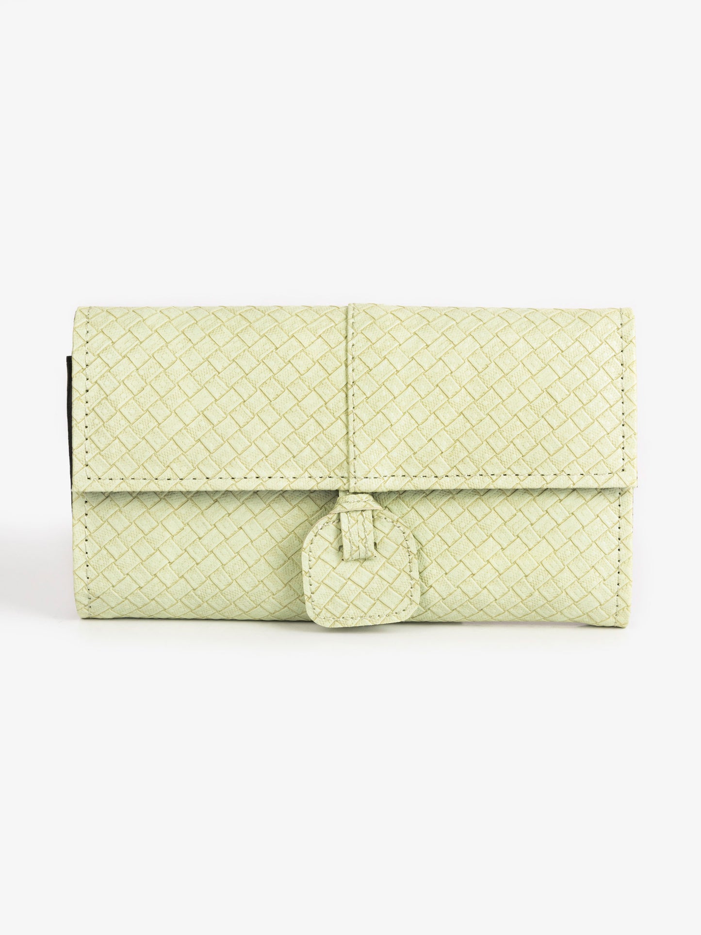 Criss Cross Patterned Wallet