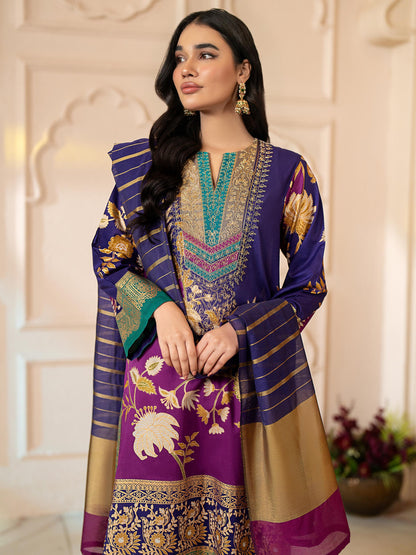 3 Piece Lawn Suit-Embroidered (Unstitched)