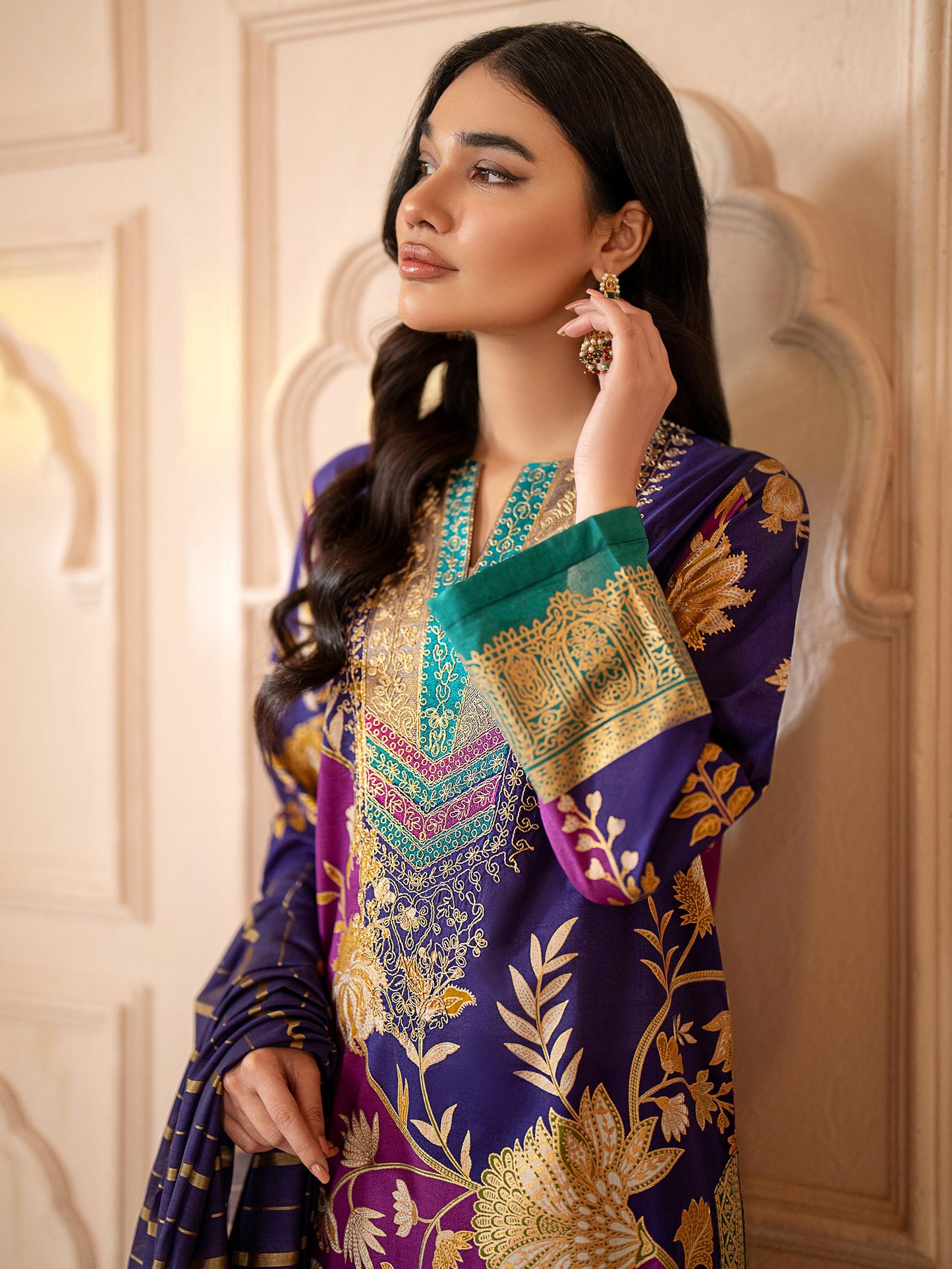 3 Piece Lawn Suit-Embroidered (Unstitched)