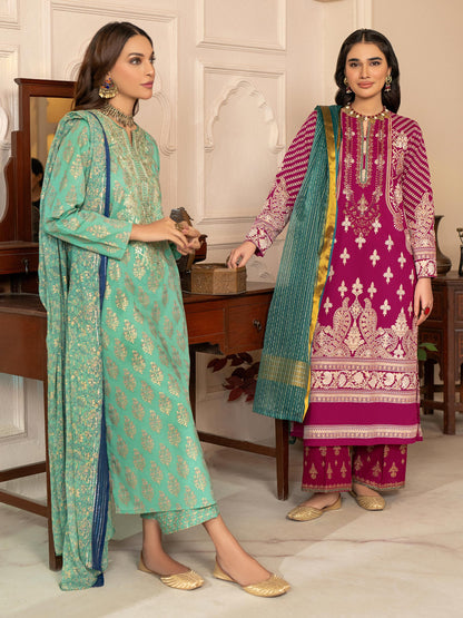 3 Piece Lawn Suit-Embroidered (Unstitched)