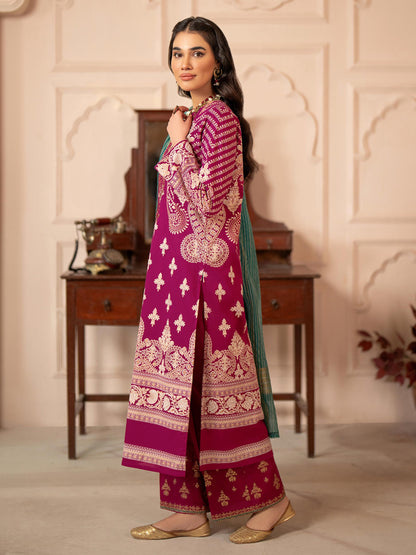 3 Piece Lawn Suit-Embroidered (Unstitched)