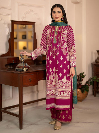 3 Piece Lawn Suit-Embroidered (Unstitched)