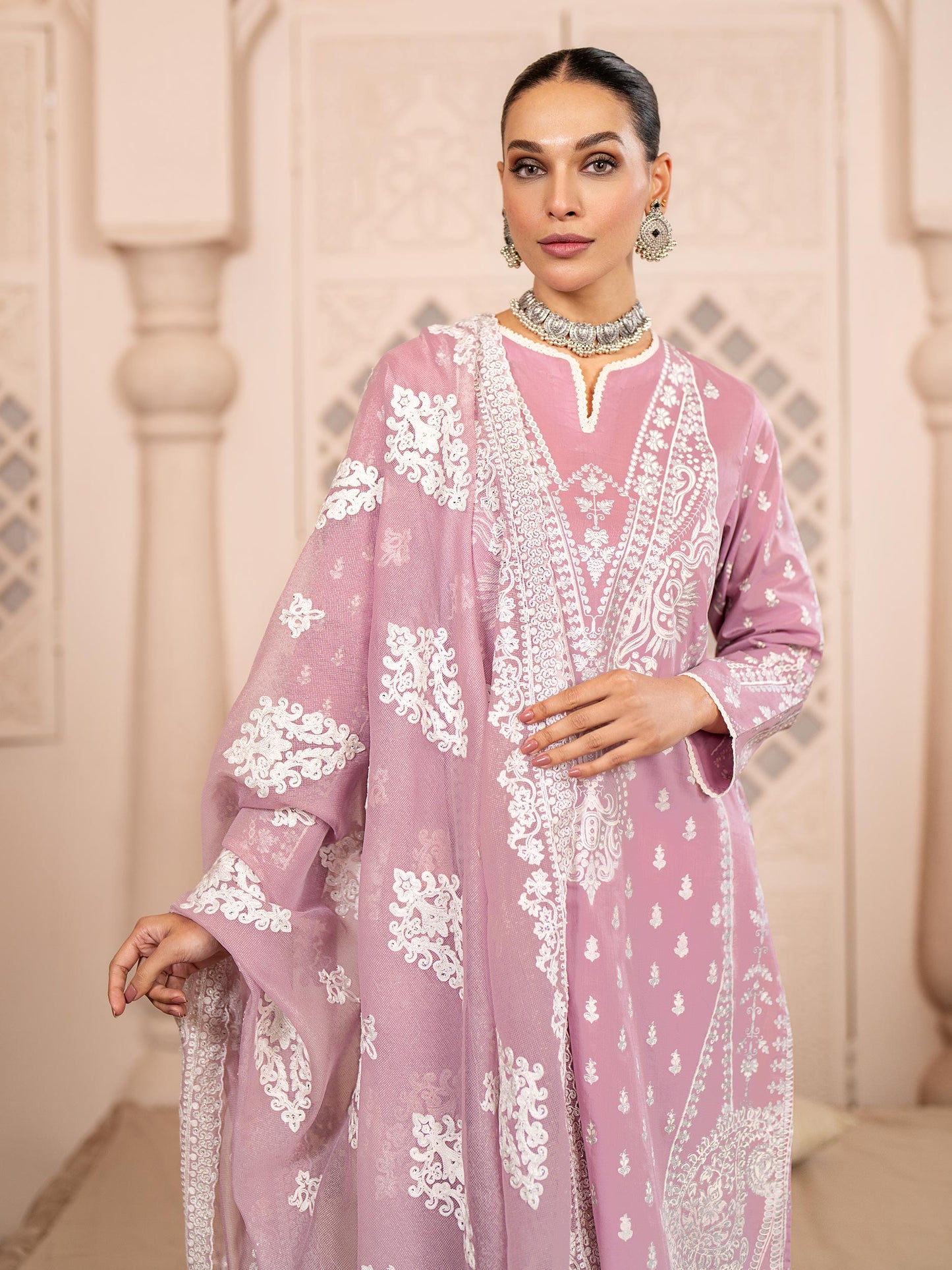 3 Piece Lawn Suit-Embroidered (Unstitched)