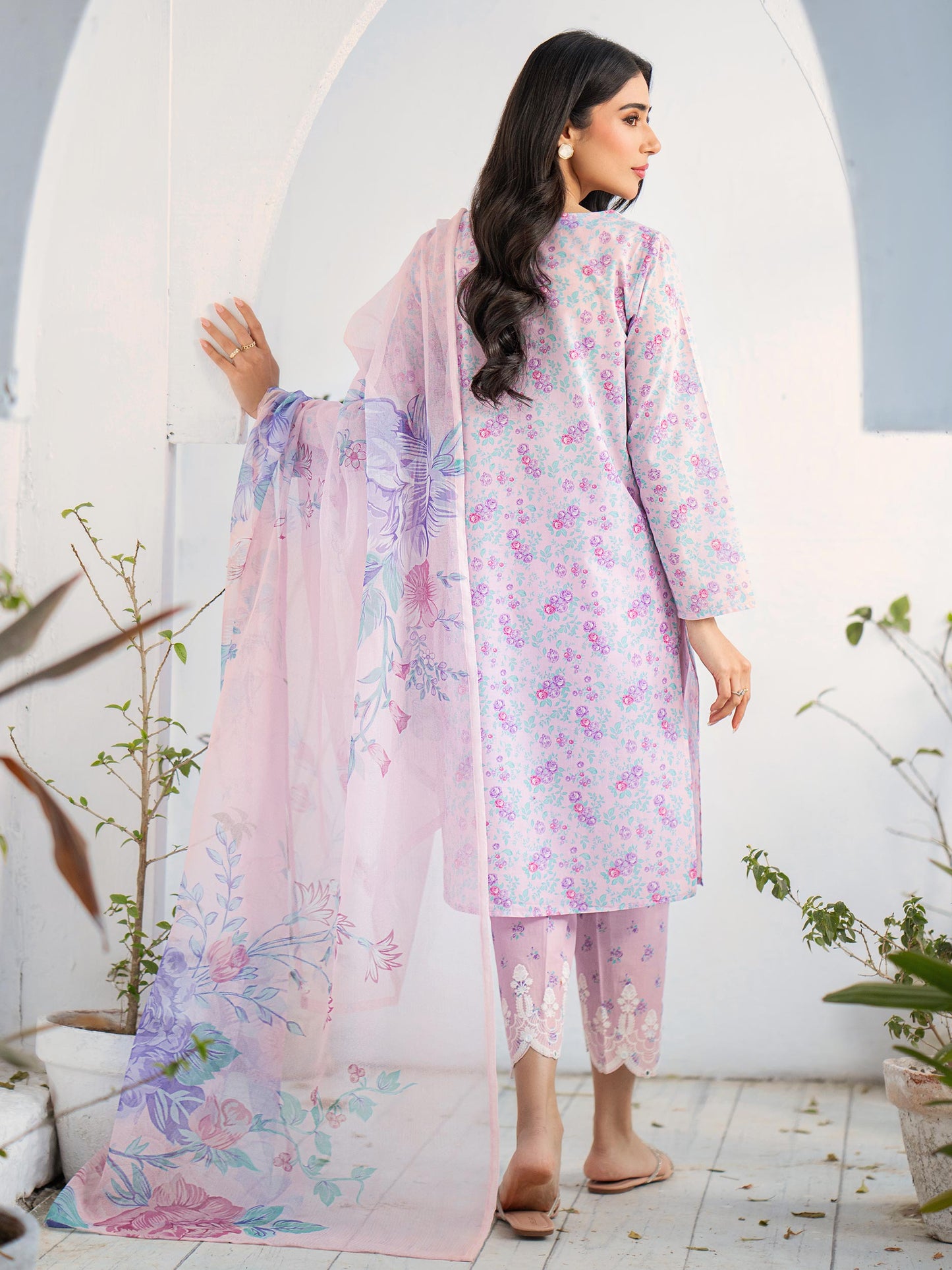 3 Piece Lawn Suit-Embroidered (Unstitched)