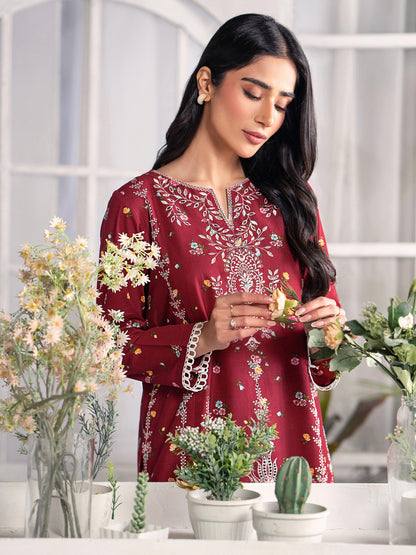 2 Piece Lawn Suit-Embroidered (Unstitched)