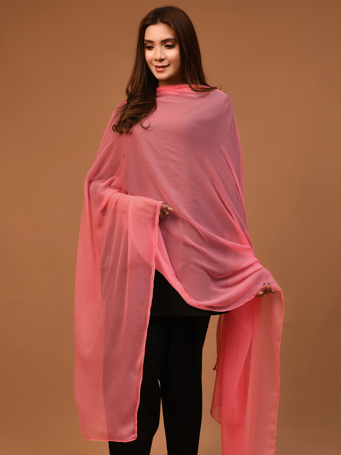 Dyed Chiffon Dupatta