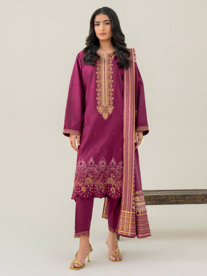 3 Piece Lawn Suit-Embroidered (Pret)