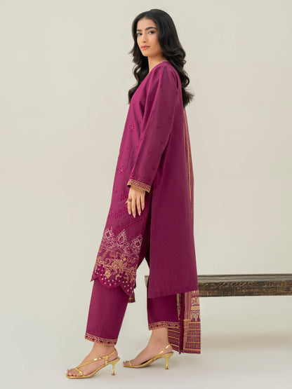 3 Piece Lawn Suit-Embroidered (Pret)