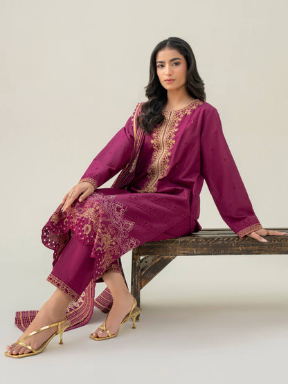 3 Piece Lawn Suit-Embroidered (Pret)