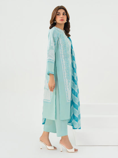 3 Piece Lawn Suit-Embroidered (Pret)