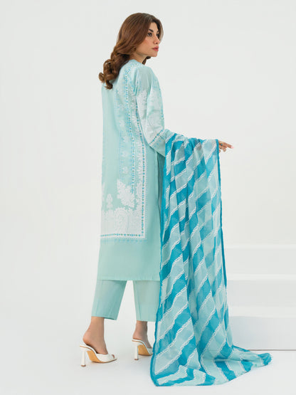 3 Piece Lawn Suit-Embroidered (Pret)