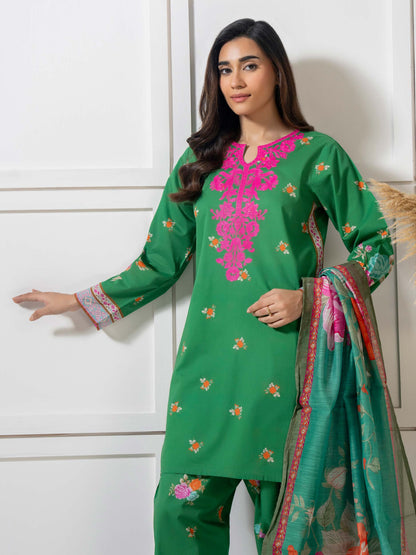 3 Piece Lawn Suit-Embroidered (Pret)