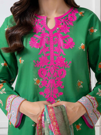 3 Piece Lawn Suit-Embroidered (Pret)