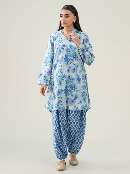 2 Piece Lawn Suit-Embroidered (Pret)