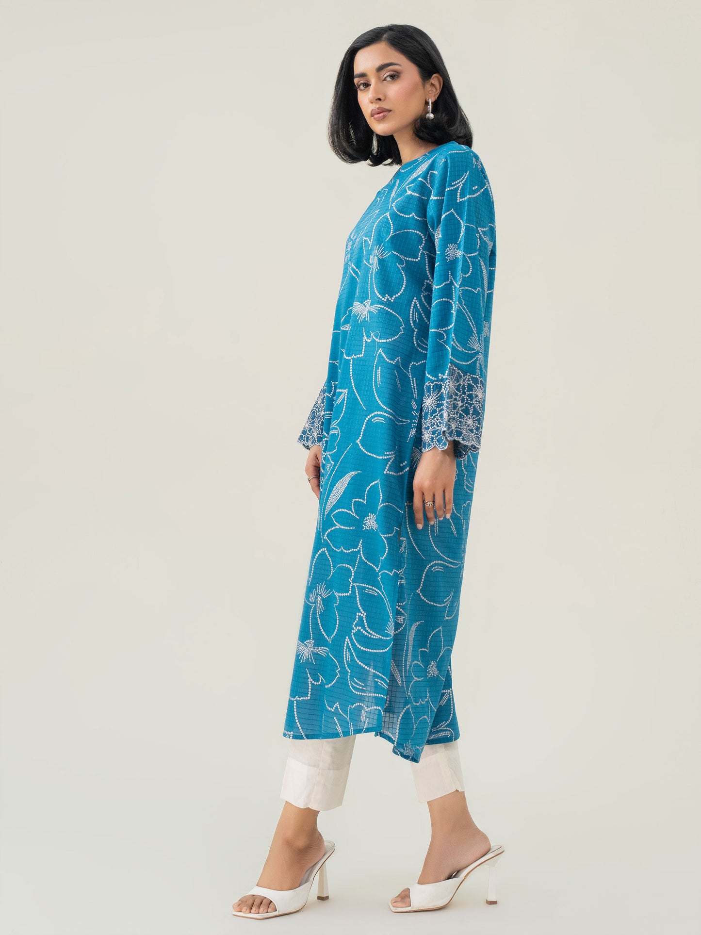 Lawn Shirt-Embroidered (Pret)