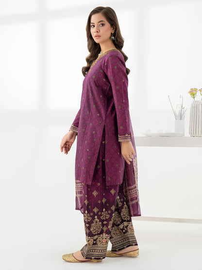 3 Piece Lawn Suit-Embroidered (Pret)