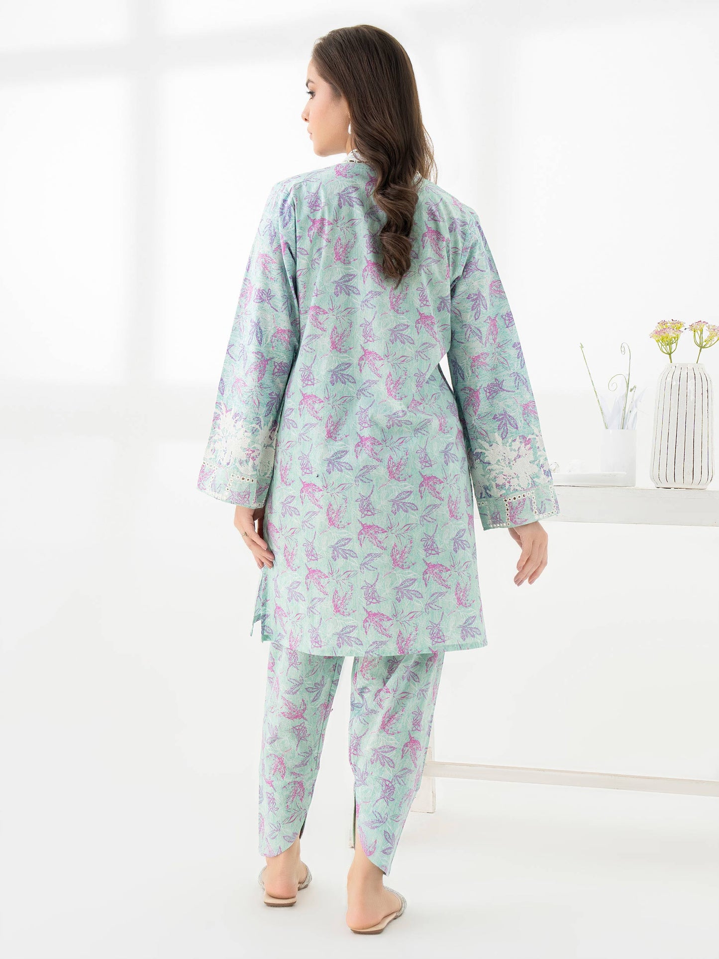 2 Piece Lawn Suit-Embroidered (Pret)