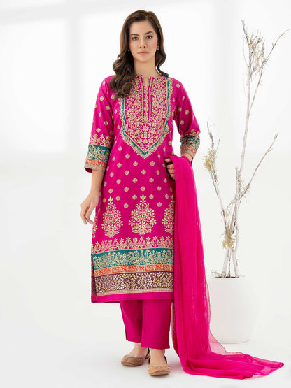 3 Piece Lawn Suit-Paste Print (Pret)