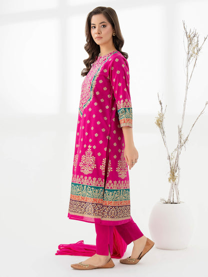 3 Piece Lawn Suit-Paste Print (Pret)