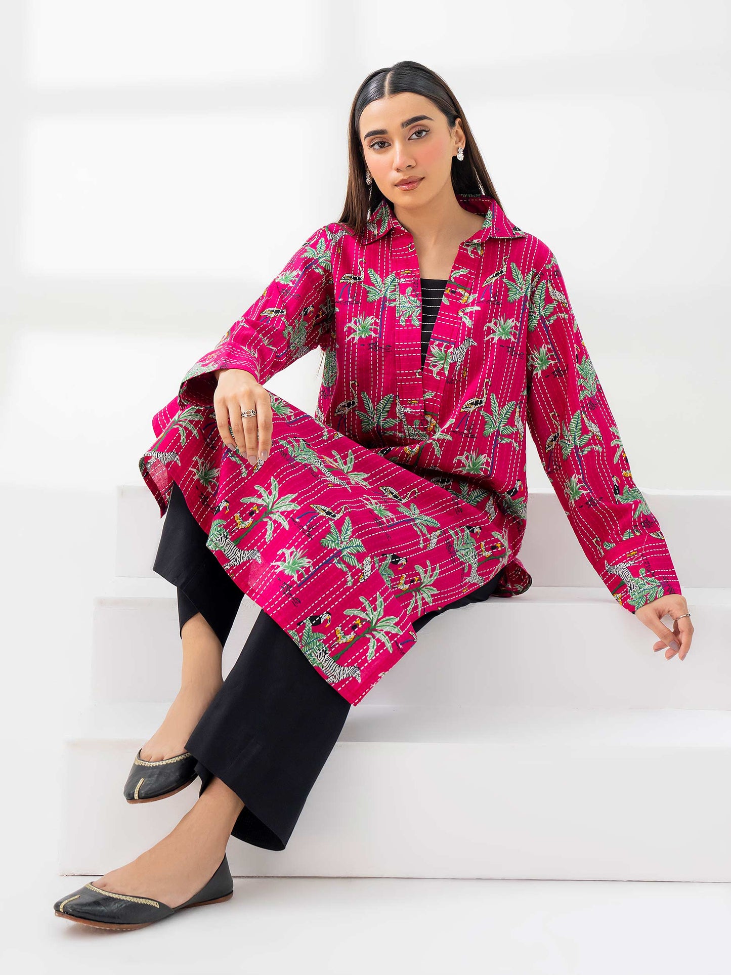 Khaddar Shirt-Printed (Pret)