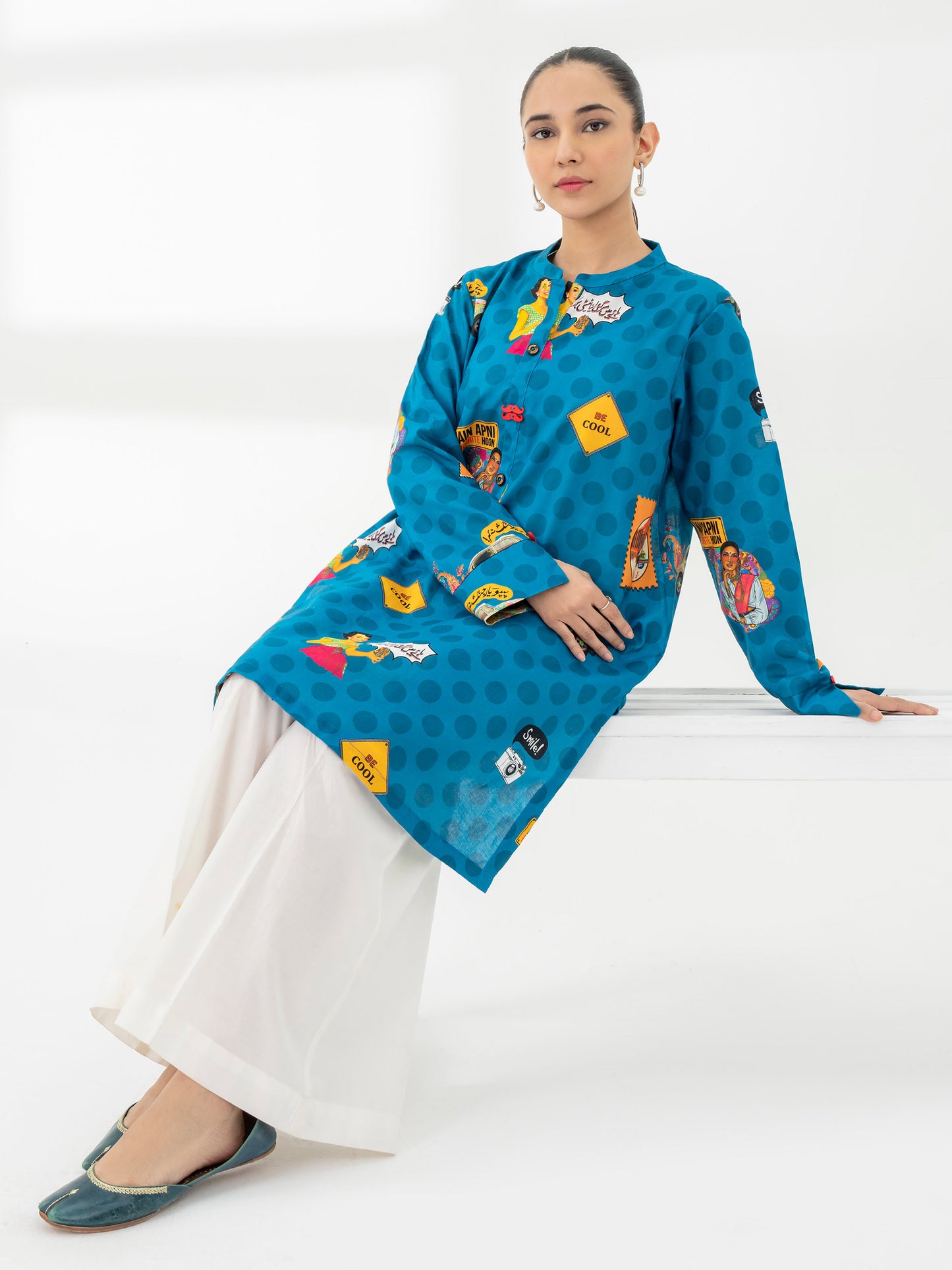 Khaddar Shirt-Printed (Pret)