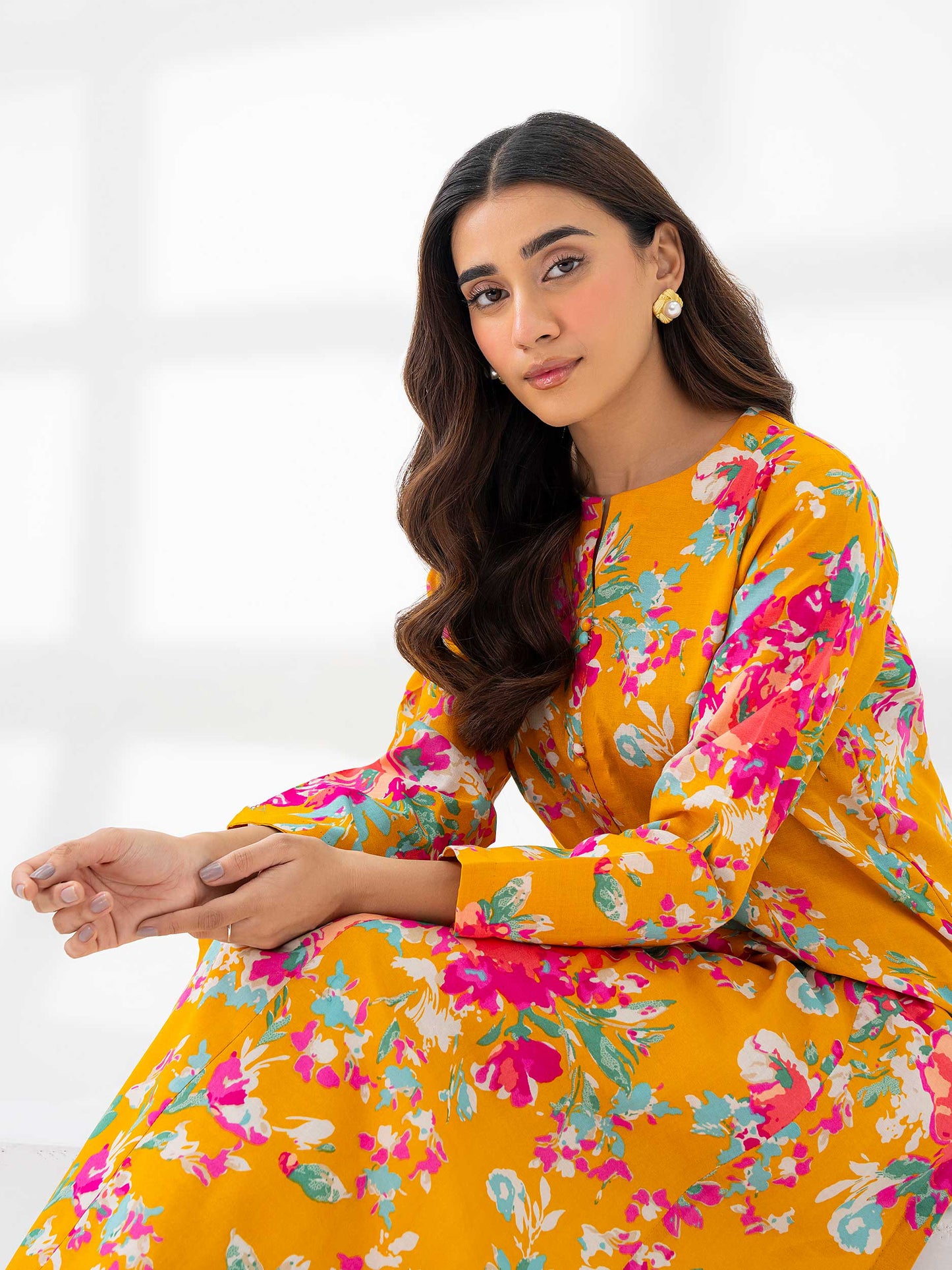 Khaddar Shirt-Printed (Pret)