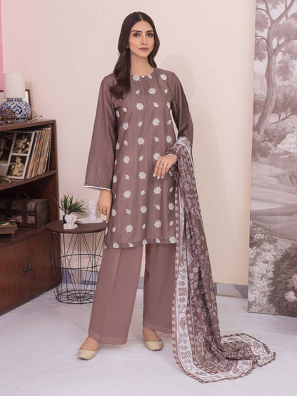 3 Piece Lawn Suit-Embroidered (Unstitched)