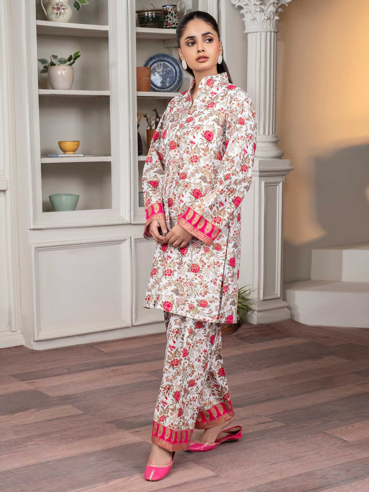 Khaddar Shirt-Paste Print (Unstitched)