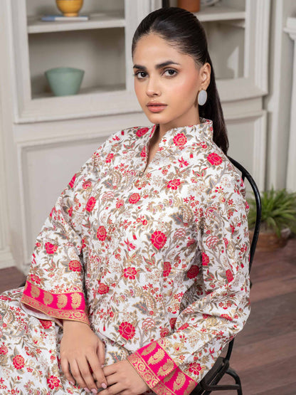 Khaddar Shirt-Paste Print (Unstitched)